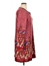 White Mark Paisley Burgundy Casual Dress Size XL - photo 4