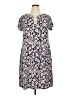 MSK Floral Black Casual Dress Size 1X - photo 1