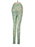 Lularoe Floral Green Teal Leggings One size - photo 2