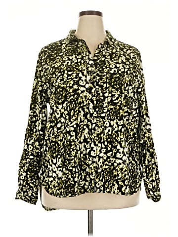 Rock & Republic Long Sleeve Blouse (view 1)