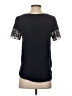Ann Taylor LOFT 100% Rayon Blue Black Short Sleeve Top Size XS - photo 2