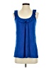 Soprano Blue Sleeveless Blouse Size S - photo 1