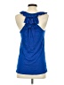 Soprano Blue Sleeveless Blouse Size S - photo 2