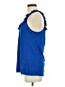 Soprano Blue Sleeveless Blouse Size S - photo 5