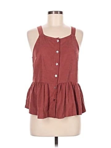 Listicle Sleeveless Blouse (view 1)