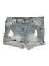 Wallflower Blue Denim Shorts Size 15 - photo 1