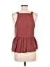 Listicle 100% Polyester Burgundy Sleeveless Blouse Size M - photo 2