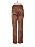 Nic + Zoe Print Brown Casual Pants Size 4 - photo 2