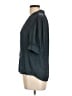 T Tahari 100% Polyester Teal Short Sleeve Blouse Size L - photo 5