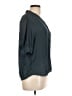 T Tahari 100% Polyester Teal Short Sleeve Blouse Size L - photo 4