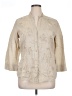 Charter Club Ivory 3/4 Sleeve Button-Down Shirt Size 16 - photo 1