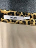 Mi ami Animal Print Brown Gold Casual Skirt Size XS - photo 4