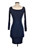 No Strings Attached Solid Blue Cocktail Dress Size S - photo 2