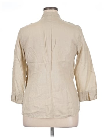 Charter Club 3/4 Sleeve Button-Down Shirt (view 2)