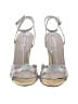 Via Spiga Silver Tan Heels Size 7 - photo 2