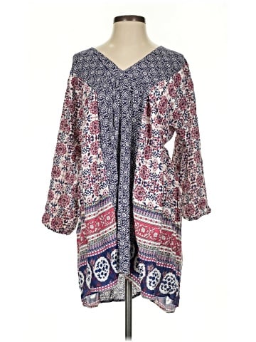En Creme 3/4 Sleeve Blouse (view 1)