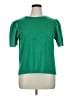 Assorted Brands Solid Green Short Sleeve Top Size XL - photo 1