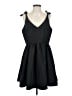 Old Navy 100% Polyester Solid Black Casual Dress Size 1 - photo 1