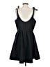 Old Navy 100% Polyester Solid Black Casual Dress Size 1 - photo 2
