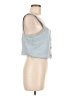 Jason Wu 100% Polyester Blue Sleeveless Blouse Size 8 - photo 4