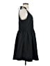 Old Navy 100% Polyester Solid Black Casual Dress Size 1 - photo 4