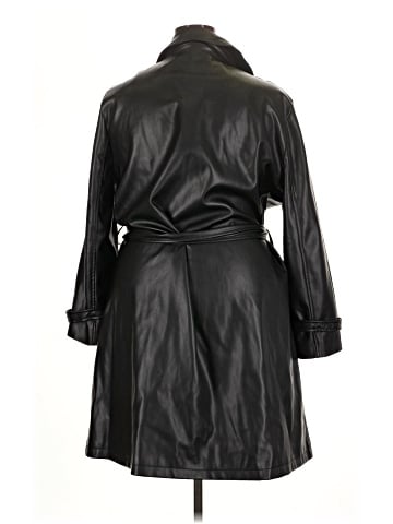 Unreal Fur Trenchcoat (view 2)