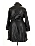 Unreal Fur Black Trenchcoat Size 2X - photo 2