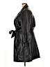 Unreal Fur Black Trenchcoat Size 2X - photo 5