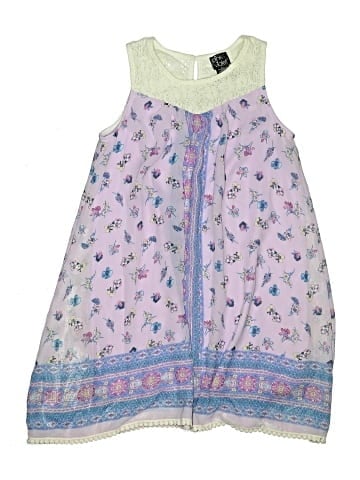 Pink & Violet Dress (view 1)