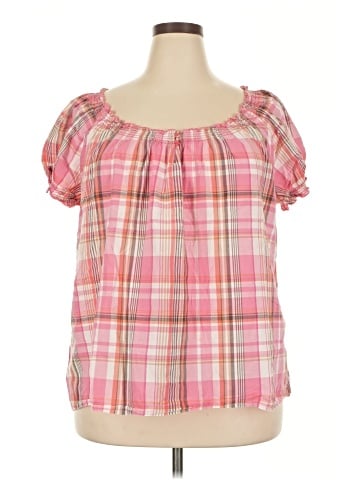 St. John's Bay Short Sleeve Blouse (view 1)