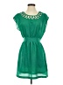 Forever 21 100% Polyester Solid Green Casual Dress Size S - photo 1