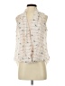 Sara Michelle Ivory Sleeveless Blouse Size S - photo 1