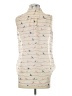 Sara Michelle Ivory Sleeveless Blouse Size S - photo 2