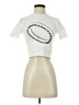 More Than Paradise Ivory Short Sleeve Turtleneck Size XXS (estimated) - photo 1