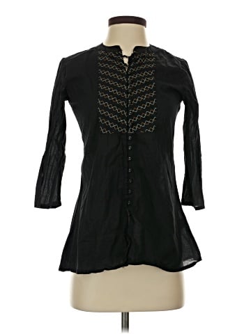 Sangria 3/4 Sleeve Blouse (view 1)