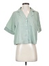 Jason Wu 100% Polyester Green Short Sleeve Blouse Size S - photo 1