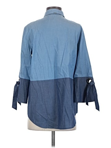 St. John 3/4 Sleeve Button-Down Shirt (view 2)