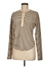 Bluivy Ivory Tan Long Sleeve Top Size M - photo 5