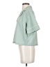 Jason Wu 100% Polyester Green Short Sleeve Blouse Size S - photo 5