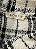 Kori America 100% Polyester Checkered-gingham White Jacket Size M - photo 6