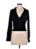 Fashion Nova Black Long Sleeve Top Size L - photo 1