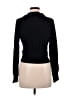 Fashion Nova Black Long Sleeve Top Size L - photo 2