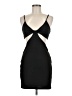 Shein 100% Polyester Solid Black Cocktail Dress Size 6 - photo 1