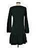 MNG Solid Green Casual Dress Size 4 - photo 2