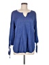 Talbots 100% Linen Blue Pullover Sweater Size M - photo 1