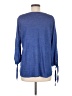 Talbots 100% Linen Blue Pullover Sweater Size M - photo 2