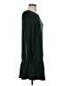 MNG Solid Green Casual Dress Size 4 - photo 4
