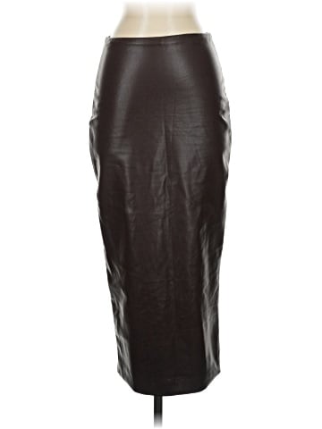 Naked Wardrobe Faux Leather Skirt (view 1)