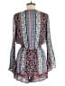 Altar'd State 100% Rayon Paisley Blue Romper Size M - photo 2