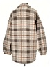 Universal Thread 100% Polyester Plaid Brown Coat Size S - photo 2